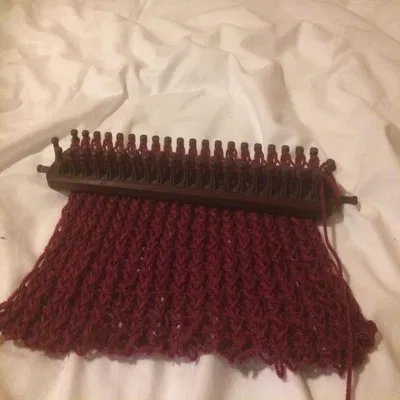 Khung đan len (Knitting loom) 30cm in liền khối