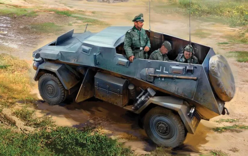 Mô Hình LEGO Xe Bọc Thép Panzerwagen Sd.Kfz. 247 - Image 4