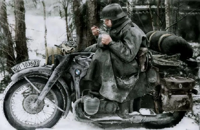 Mô Hình Xe Máy Quân Đội BEF Lego Tự Lắp Ráp - Image 4