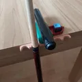 Giá đỡ cơ gấp gọn kèm khay đựng phấn nam châm (Foldable CueHolder) - Thumbnail 3