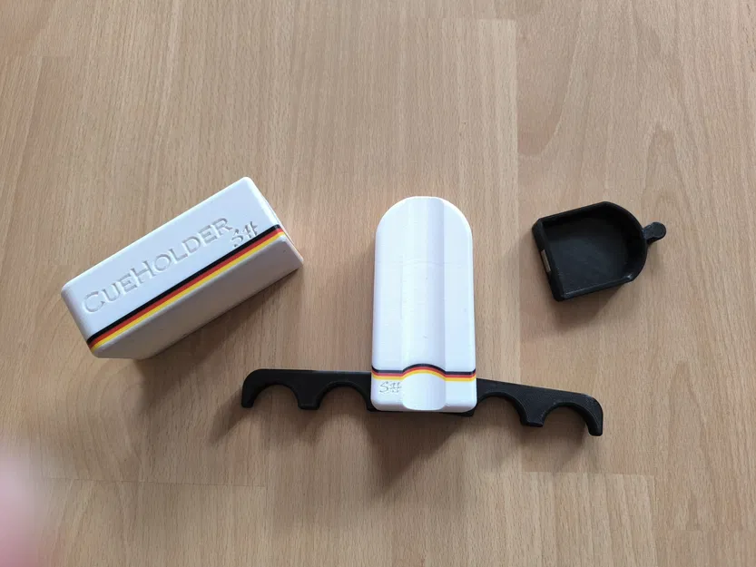 Giá đỡ cơ gấp gọn kèm khay đựng phấn nam châm (Foldable CueHolder) - Image 4