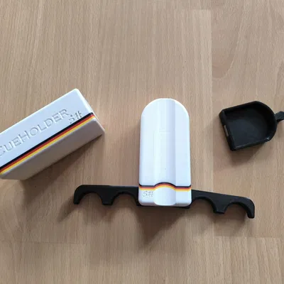 Giá đỡ cơ gấp gọn kèm khay đựng phấn nam châm (Foldable CueHolder)