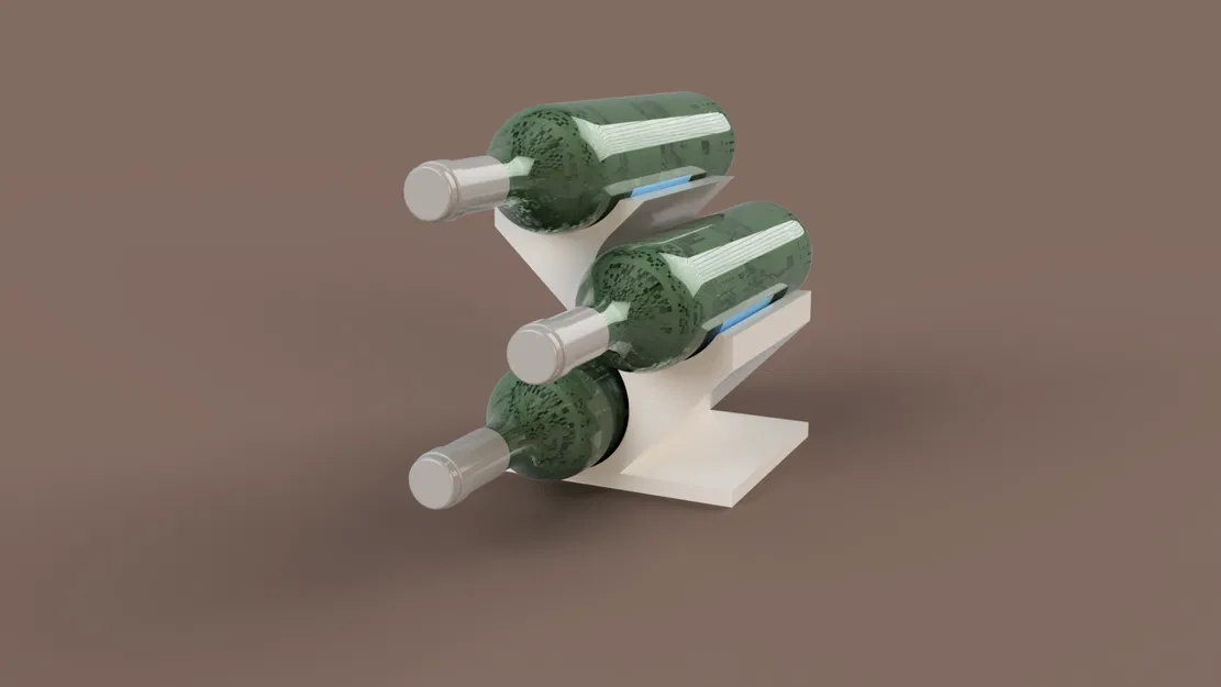 Kệ Rượu Vang Hiện Đại (Modern Wine Rack) - Image 1