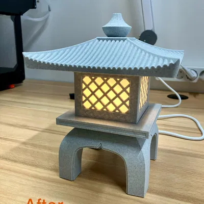 Diffuser cho Đèn Lồng Vườn Nhật (Japanese Garden Lantern Lamp)