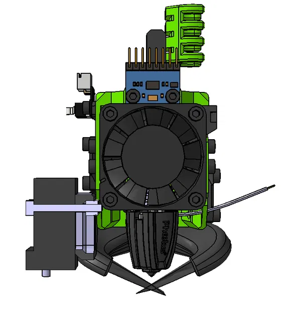 Mount probe BTT eddy chỉnh cao cho hệ Ratrig EVA 3 - Image 4