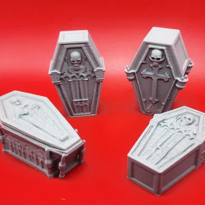 Mô Hình Quan Tài Ma Cà Rồng 4 Cái - Đồ Trang Trí & Phụ Kiện Game Nhập Vai