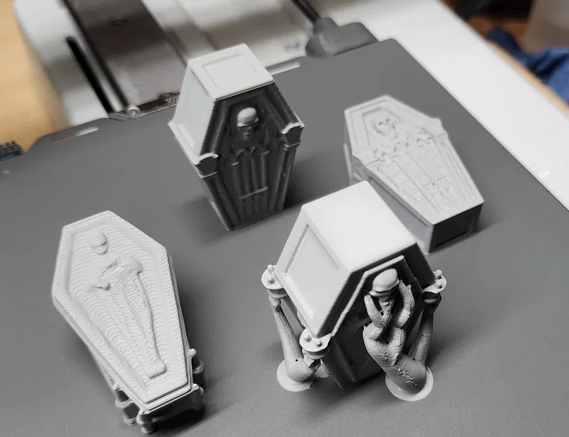 Mô Hình Quan Tài Ma Cà Rồng 4 Cái - Đồ Trang Trí & Phụ Kiện Game Nhập Vai - Image 3