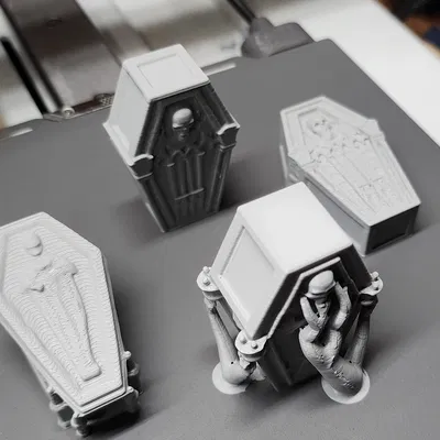 Mô Hình Quan Tài Ma Cà Rồng 4 Cái - Đồ Trang Trí & Phụ Kiện Game Nhập Vai