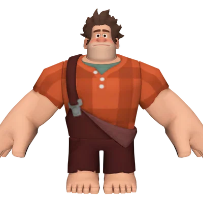 Mô Hình 3D Ralph Đập Phá (Wreck-It Ralph) - File In 3D