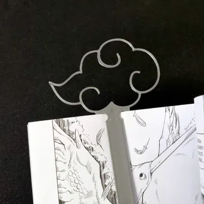 Kẹp Sách Naruto Biểu Tượng Akatsuki Độc Đáo