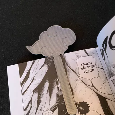 Kẹp Sách Naruto Biểu Tượng Akatsuki Độc Đáo