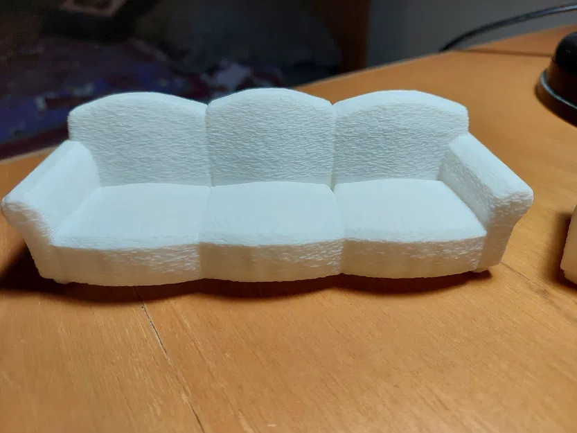 Ghế sofa Diva (Diva couch) mini cho nhà búp bê - Image 1