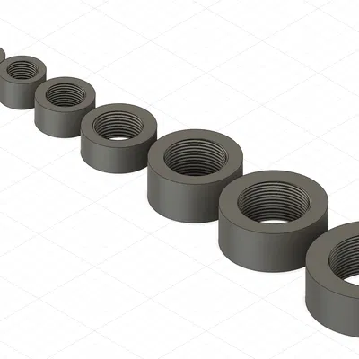 Bộ sưu tập ren ống BSP (BSP Pipe Thread Collection)