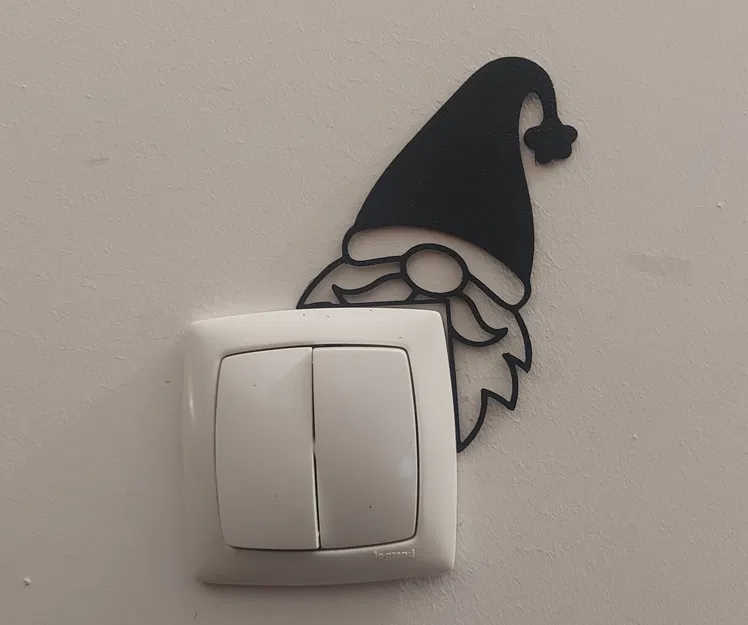 Chú Tí Trang Trí Công Tắc, Góc Cửa Dễ In - Image 1