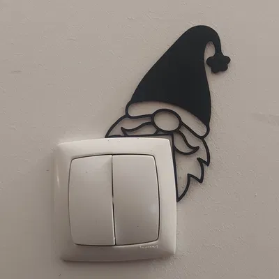 Chú Tí Trang Trí Công Tắc, Góc Cửa Dễ In