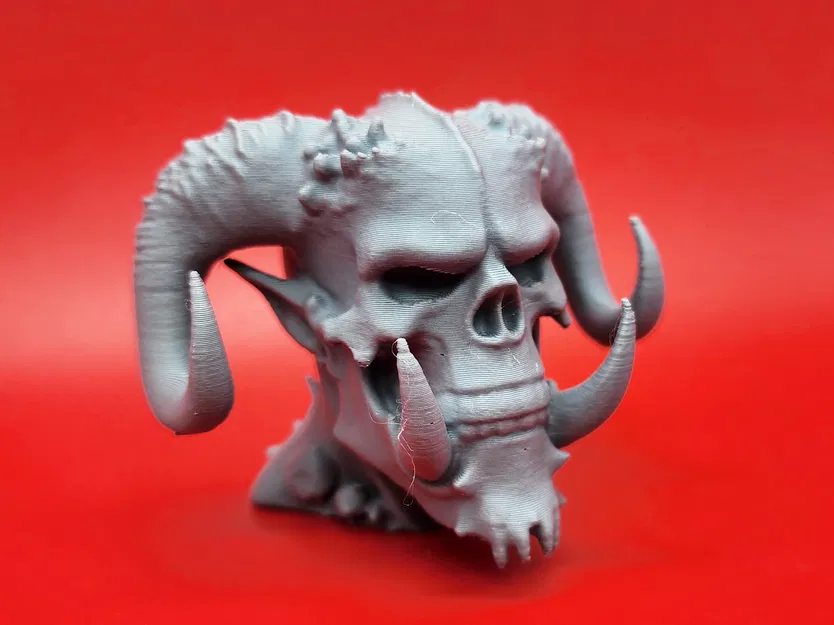 Đầu Quỷ Ogre Sừng Sắc - Mô Hình In 3D Trang Trí Độc Đáo - Image 1