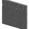 N Scale Limestone Wall Tile (Gạch tường đá limestone tỉ lệ N) - Thumbnail 1