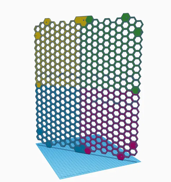 Vách honeycomb K1 Max (bên trái) (ĐÃ FIXED) - Image 1