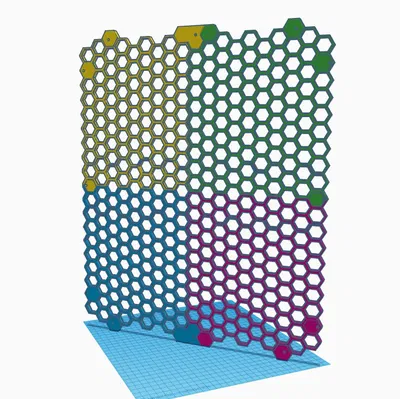 Vách honeycomb K1 Max (bên trái) (ĐÃ FIXED)