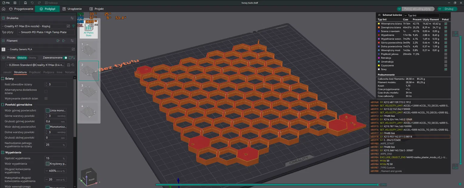 Vách honeycomb K1 Max (bên trái) (ĐÃ FIXED) - Image 3