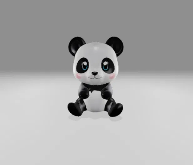 Mô Hình Gấu Trúc Chibi Đáng Yêu - In 3D Dễ Dàng - Image 2