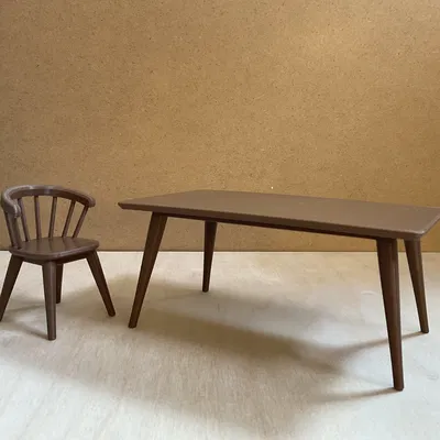 Bộ Bàn Ghế Cổ Điển Tỷ Lệ 1:12 Cho Nhà Búp Bê