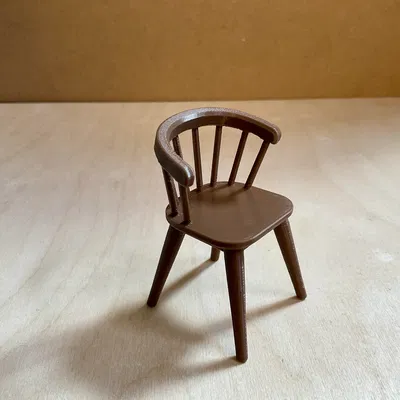 Bộ Bàn Ghế Cổ Điển Tỷ Lệ 1:12 Cho Nhà Búp Bê