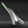 Ống cắm bút tiêm kích F-117 (F117 Fighter Jet Pen Holder) - Thumbnail 1