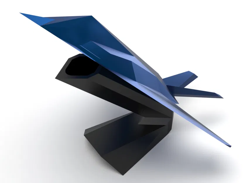 Ống cắm bút tiêm kích F-117 (F117 Fighter Jet Pen Holder) - Image 4