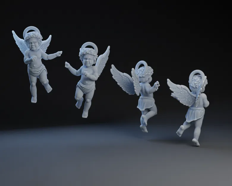 Bông Tai Thiên Thần Tình Yêu Cupid Cho Lễ Tình Nhân - Image 1