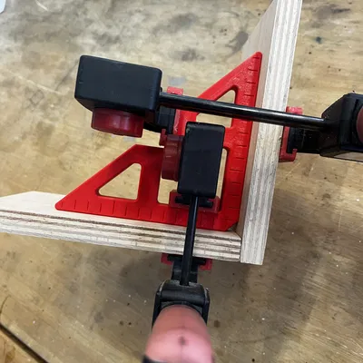 Cữ kẹp góc (Corner clamping jig) chắc chắn – kẹp 90°/45°