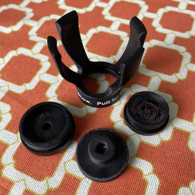 Golf/Accessibility - Đầu gắn putter gắp bóng golf + dụng cụ chà/rửa bóng