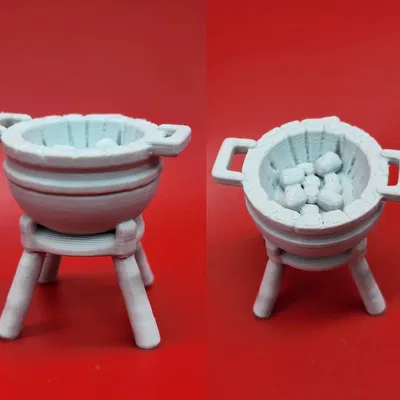 Mô hình Lò Sưởi Mini Sắt để bàn chơi game