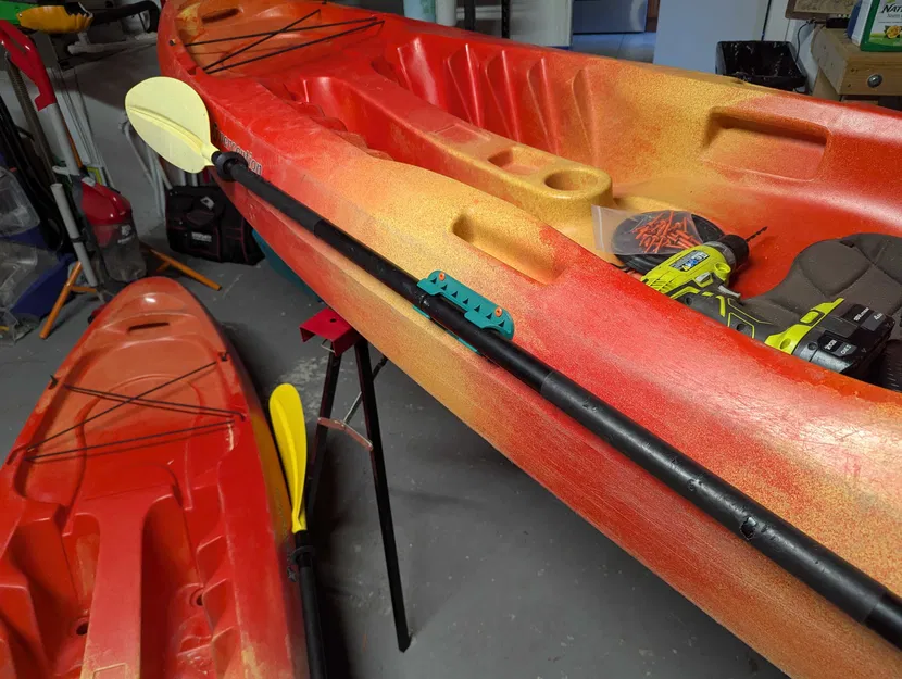 Gá giữ mái chèo kayak - dùng rive 3/16" - Image 2