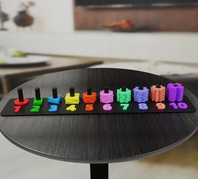 Puzzle Học Số & Hình Khối Cho Bé (Educational Number and Shape Puzzle) - Image 3