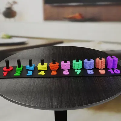 Puzzle Học Số & Hình Khối Cho Bé (Educational Number and Shape Puzzle)