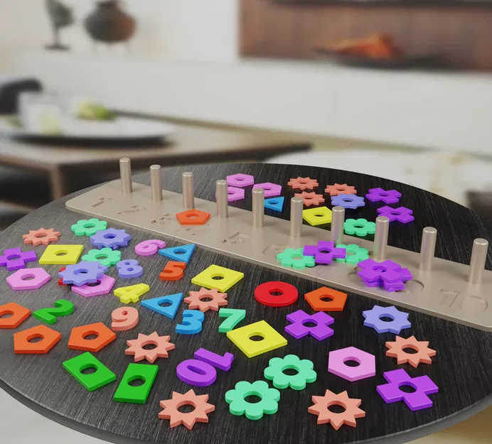 Puzzle Học Số & Hình Khối Cho Bé (Educational Number and Shape Puzzle) - Image 4