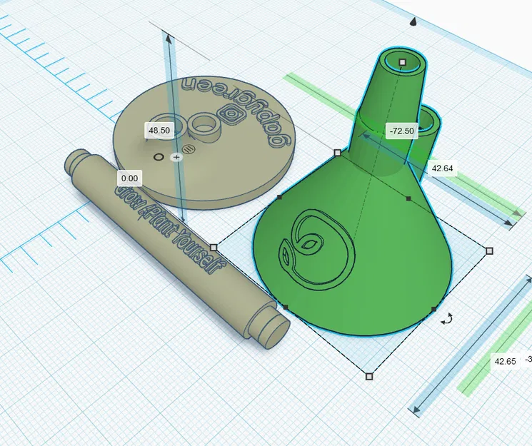 Bộ cone filler & packer Blazy Susan 53 mm - Image 2