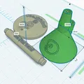 Bộ cone filler & packer Blazy Susan 53 mm - Thumbnail 2