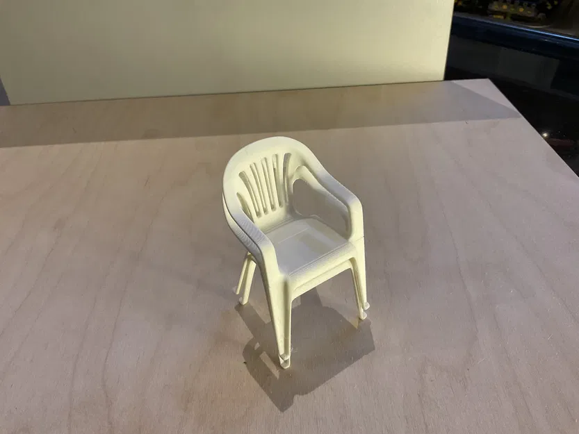 Ghế sân vườn màu trắng (White lawn chair) - Image 4