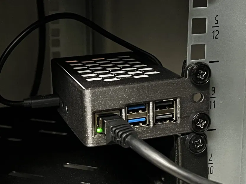 Vỏ Case Rackmount Raspberry Pi 5 Chuyên Nghiệp - Image 1