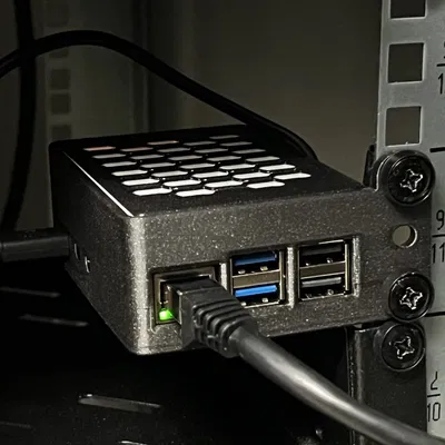 Vỏ Case Rackmount Raspberry Pi 5 Chuyên Nghiệp