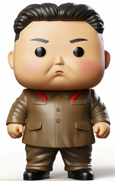 Mô hình Kim Jong Un phong cách Funko Pop! - In 3D độc đáo - Image 1