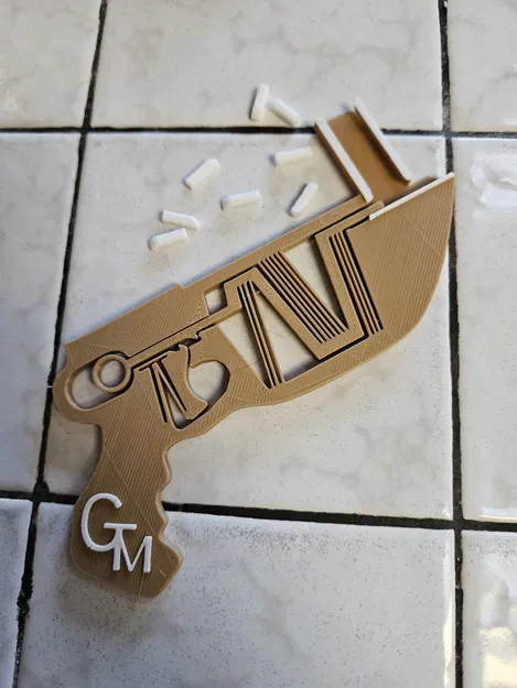 Súng "Print-in-Place" Mô Hình 3D Độc Đáo - Image 1