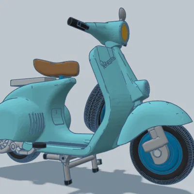 Mô Hình Xe Vespa 1960 Tái Hiện Cổ Điển Cho Người Yêu Xe