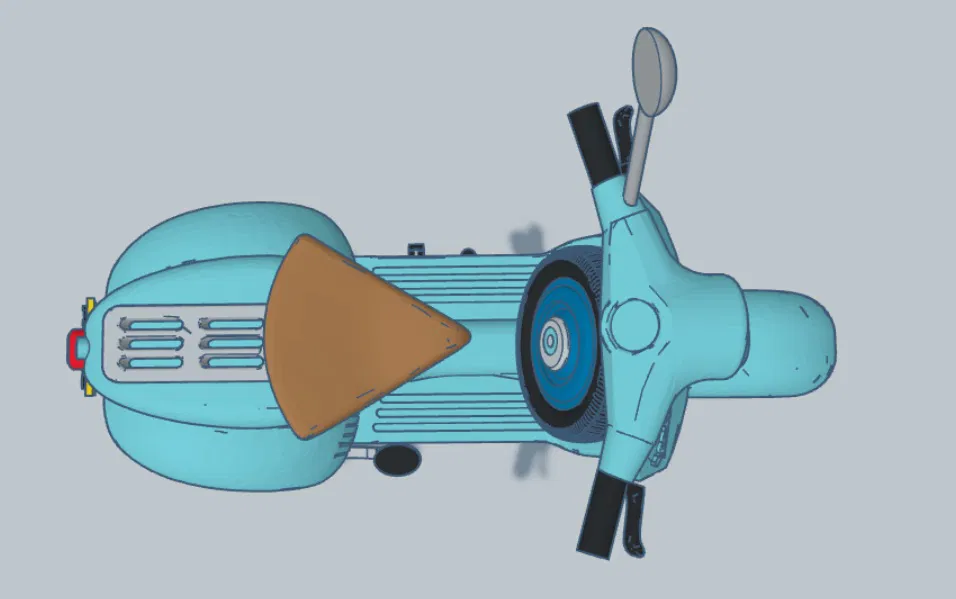 Mô Hình Xe Vespa 1960 Tái Hiện Cổ Điển Cho Người Yêu Xe - Image 10