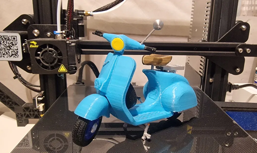 Mô Hình Xe Vespa 1960 Tái Hiện Cổ Điển Cho Người Yêu Xe - Image 12