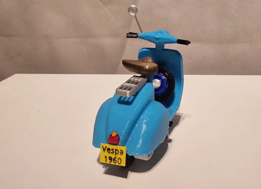 Mô Hình Xe Vespa 1960 Tái Hiện Cổ Điển Cho Người Yêu Xe - Image 14