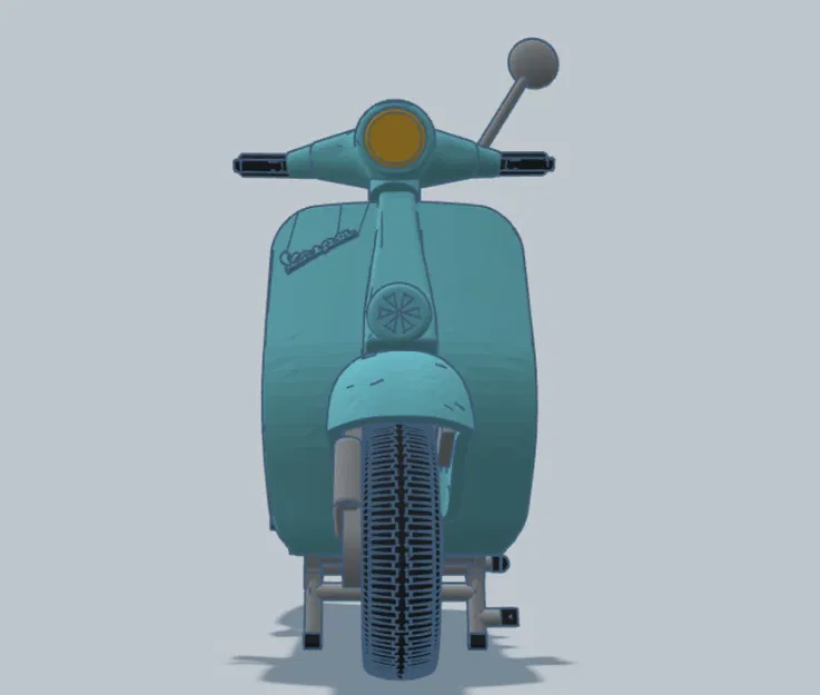 Mô Hình Xe Vespa 1960 Tái Hiện Cổ Điển Cho Người Yêu Xe - Image 16