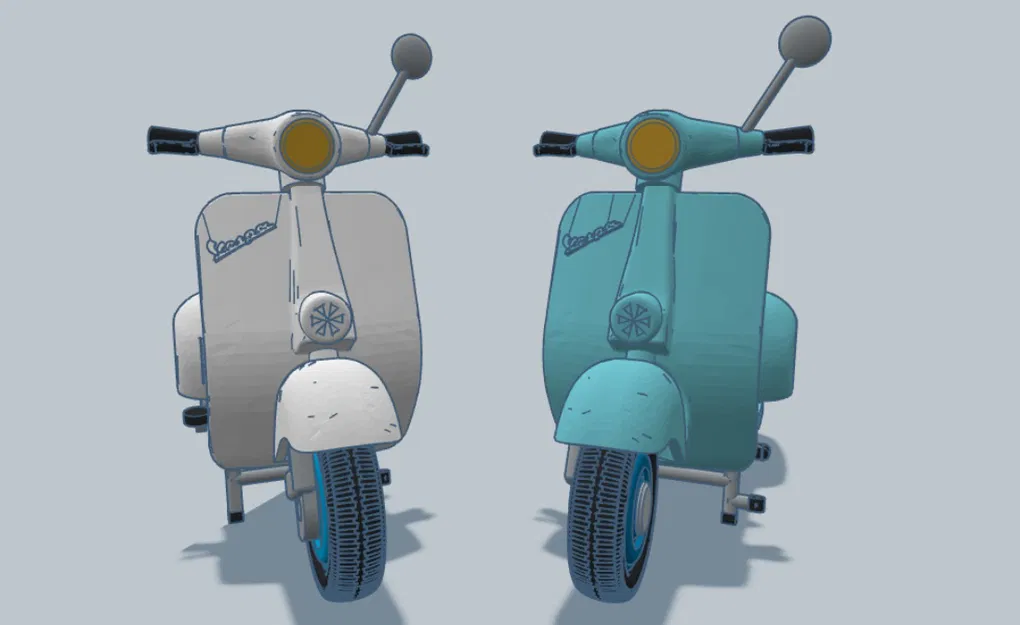 Mô Hình Xe Vespa 1960 Tái Hiện Cổ Điển Cho Người Yêu Xe - Image 17
